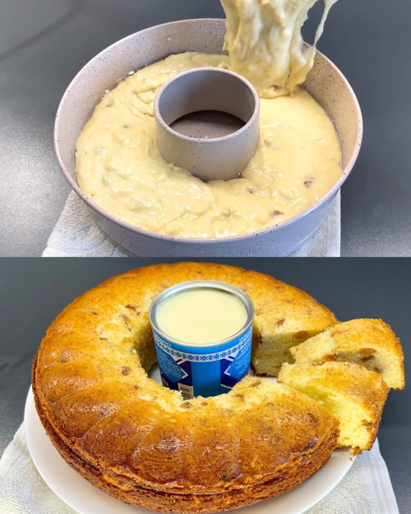 Easy Buttercream Cake finished dish