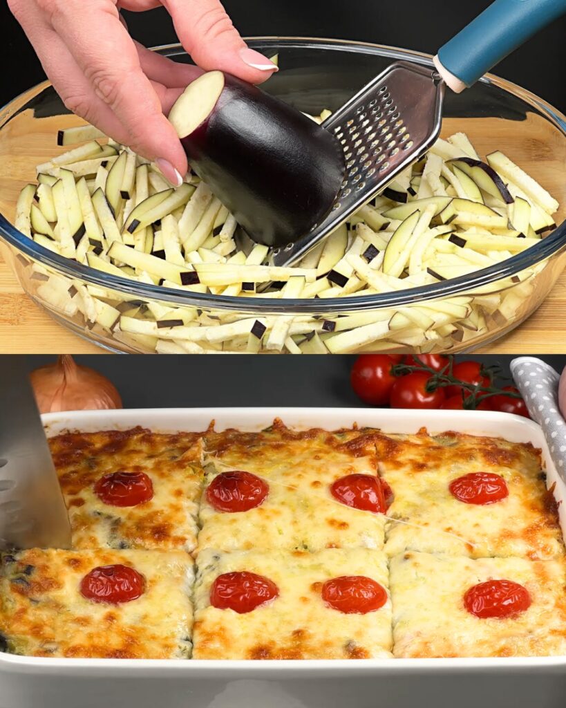 Easy and Flavorful Eggplant and Rice Gratin