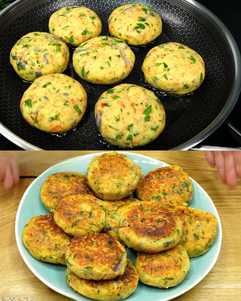 Garlic and Herb Potato Carrot Cutlets