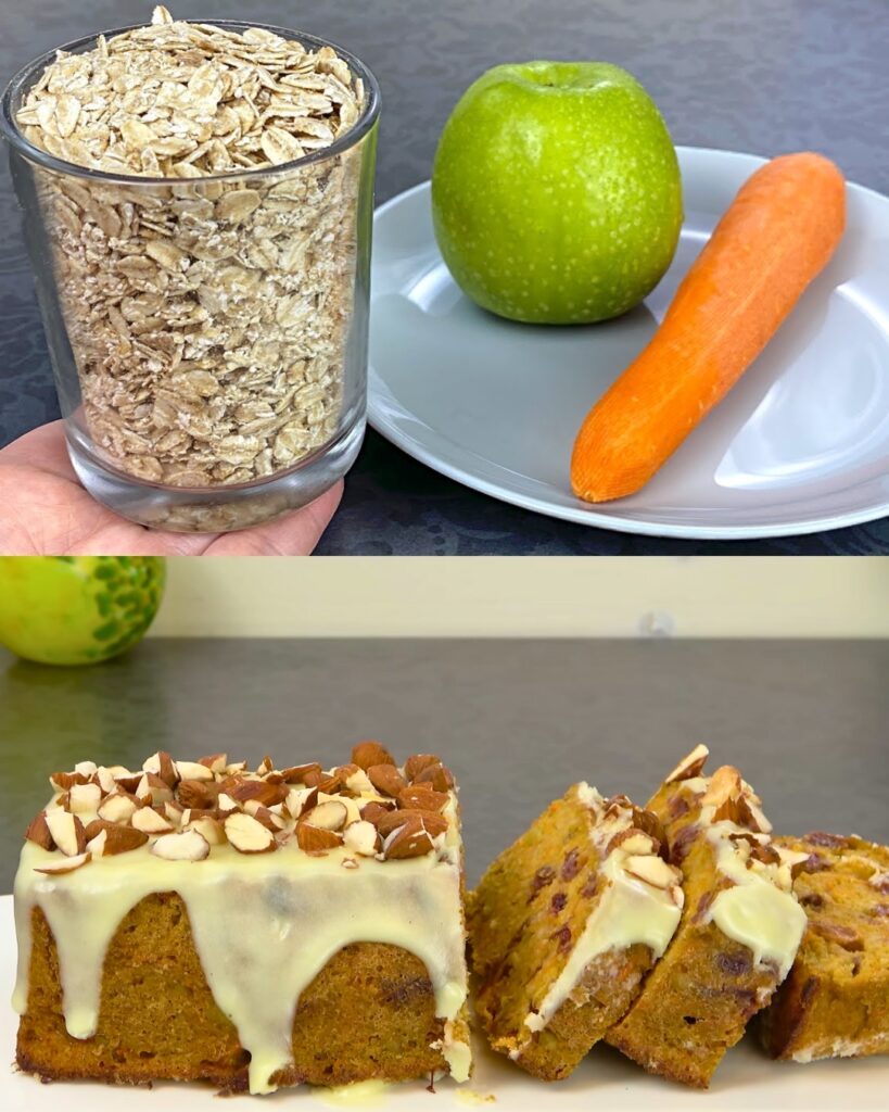Sugar-Free Oatmeal Apple Carrot Cake