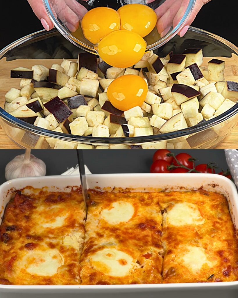 Baked Eggplant and Vegetable Casserole Recipe finished dish