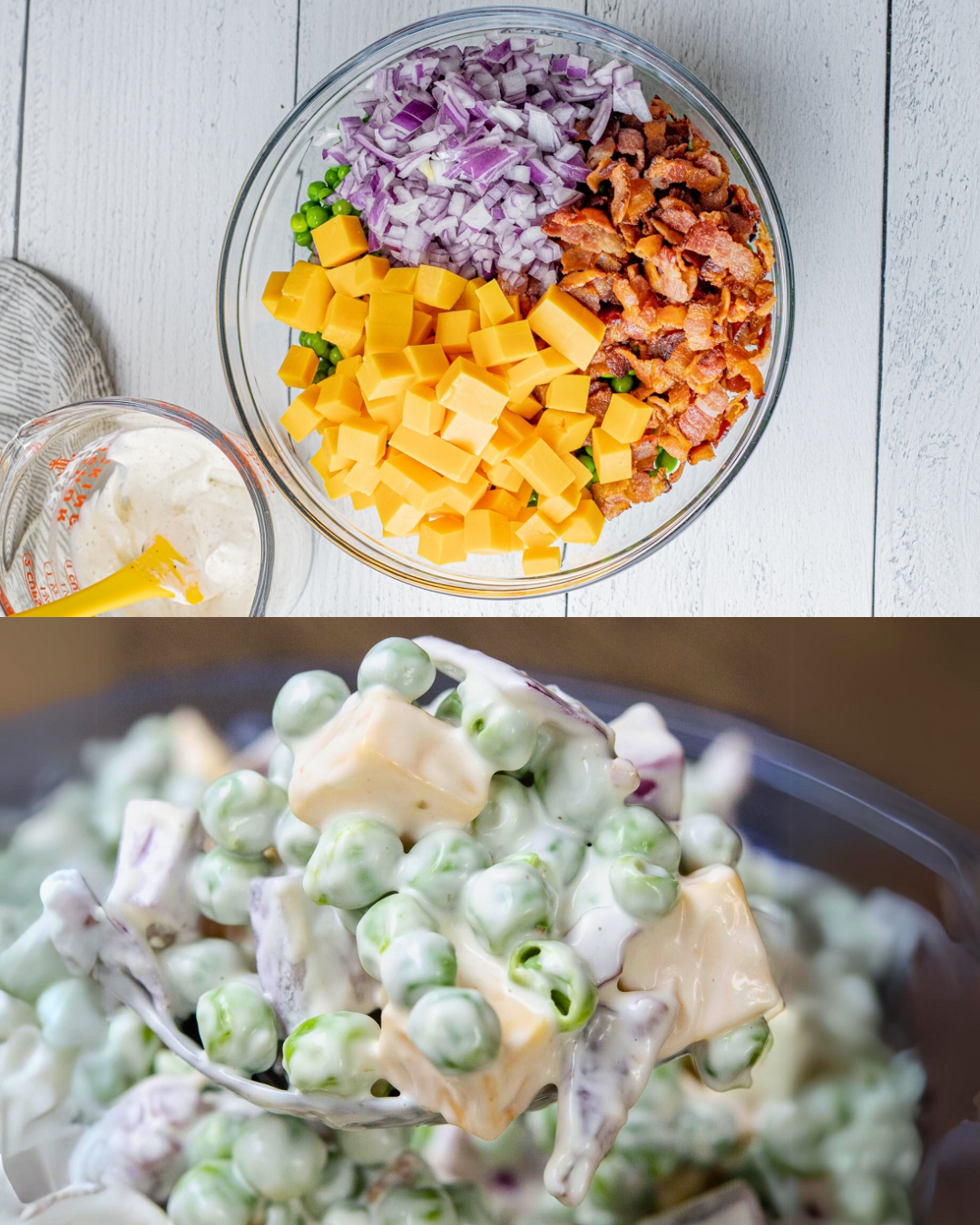 Creamy Bacon Pea Salad.