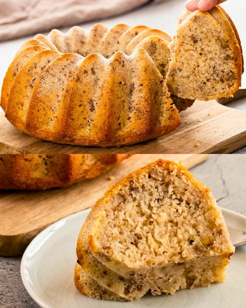Banana Walnut Bread finished dish