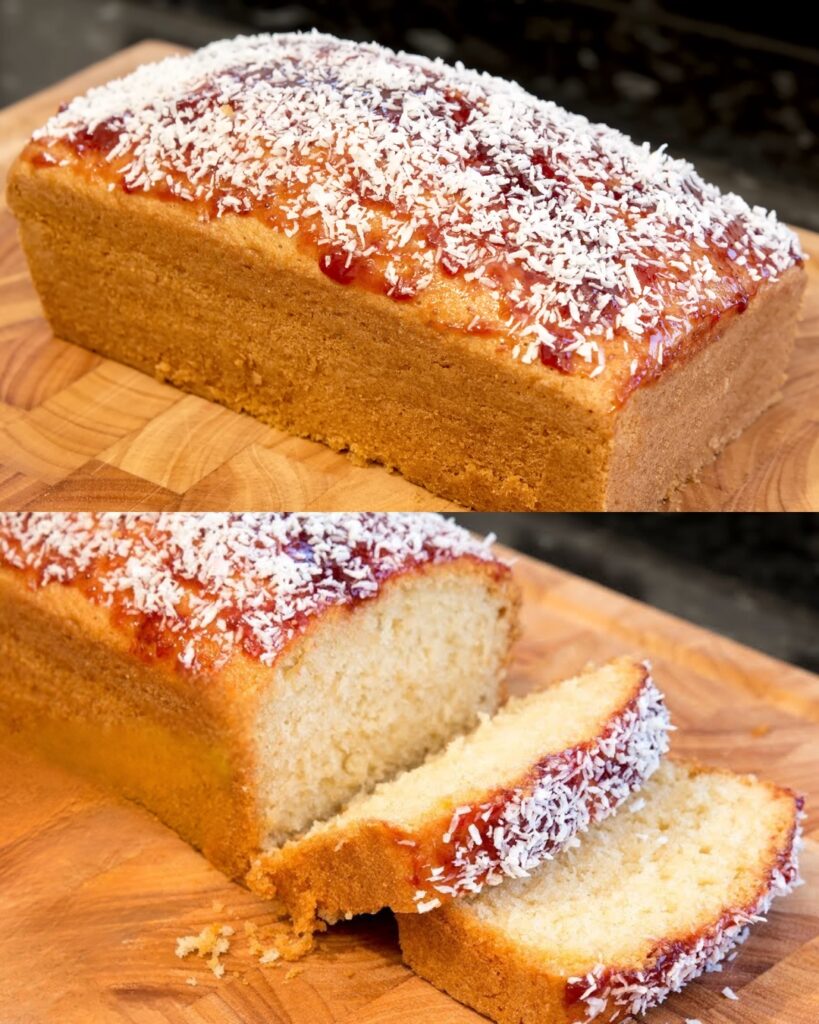 German Coconut Cake finished dish