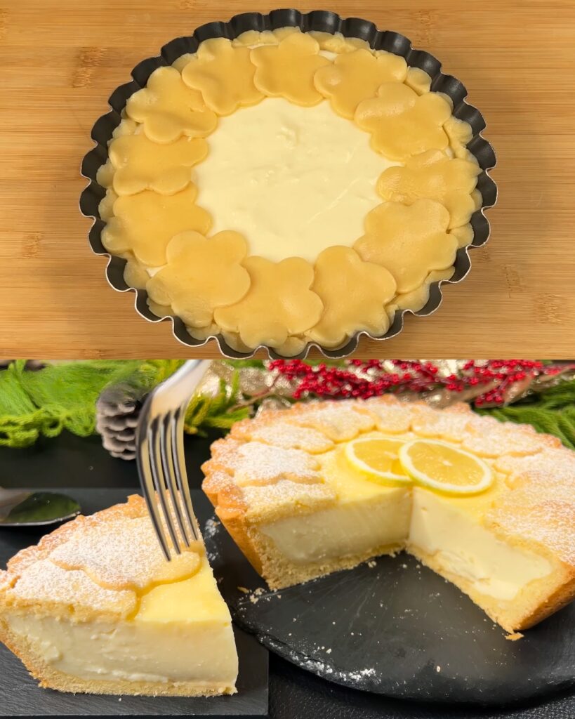 Lemon Pudding Cream Cake Recipe finished dish
