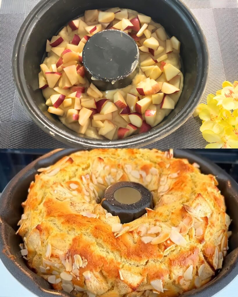 Apple Cinnamon Layer Cake finished dish