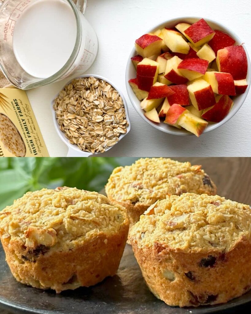 Applesauce Oat Muffins Recipe