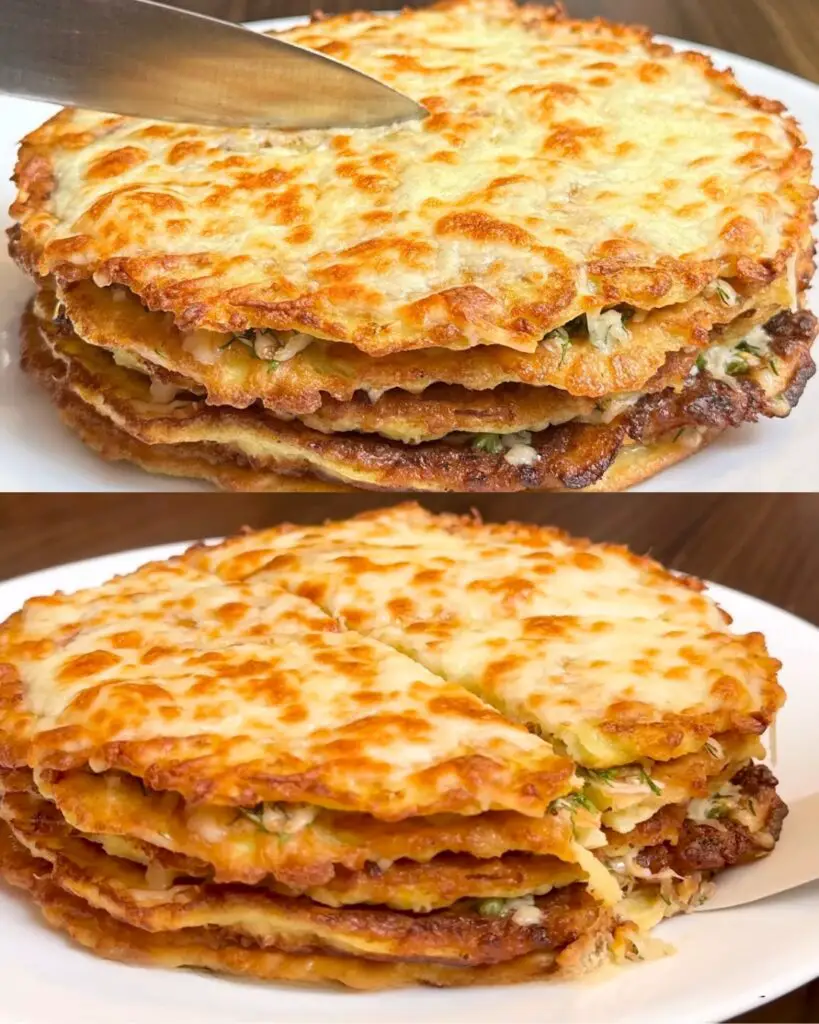 Potato and Onion Pancakes with Tomatoes and Cheese: A Vegetarian Delight!