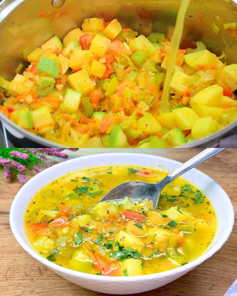 Stomach-Soothing Healing Vegetable Soup