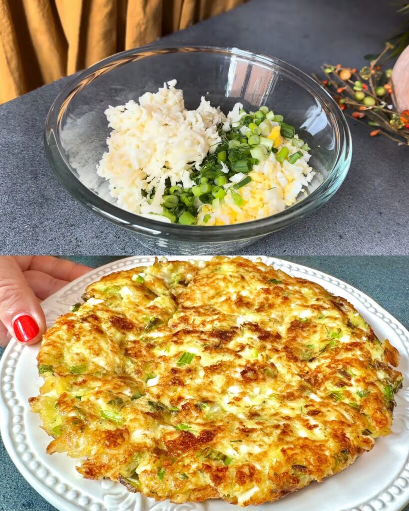 Mom’s Favorite: Zucchini Fritters with Yogurt Sauce (Hearty and Healthy Breakfast)  pen_spark finished dish