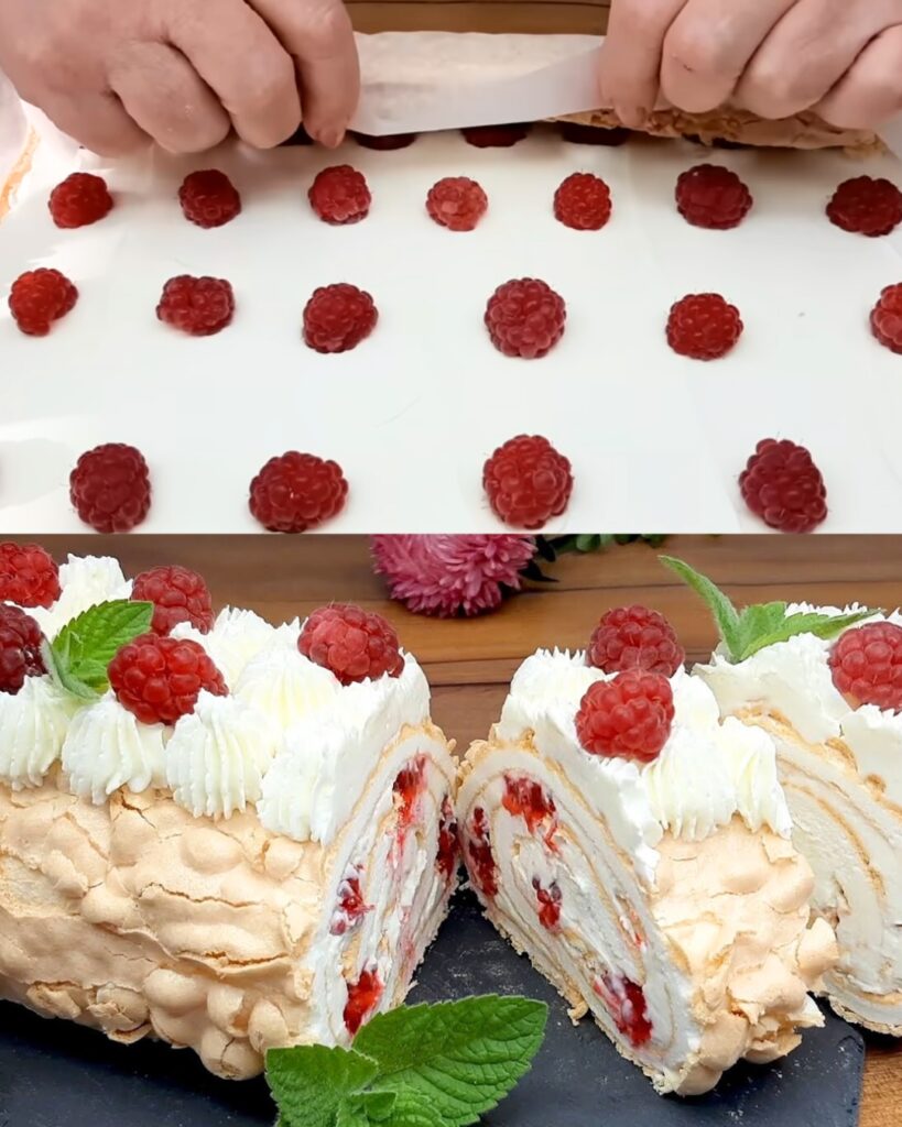 Delightful Lemon Raspberry Meringue in Just 5 Minutes finished dish