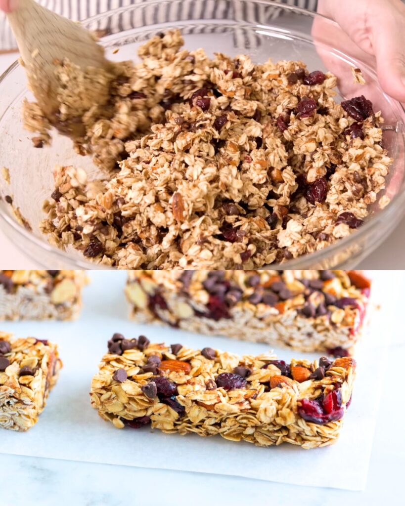 Homemade Soft and Chewy Granola Bars