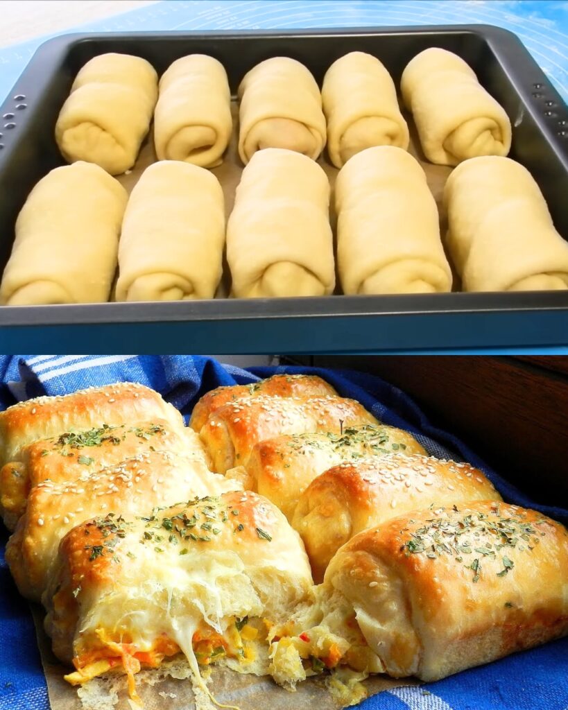Elevate Your Dinner with Delicious Chicken Cheese Dinner Rolls!