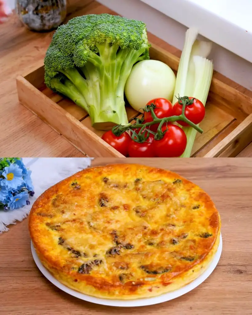 One-Pan Wonder: Easy Cheesy Broccoli Egg Bake for Busy Mornings!
