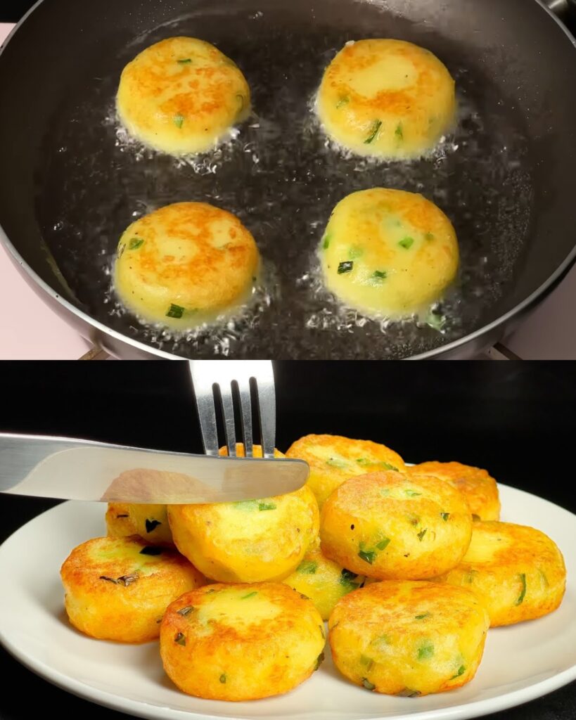 Believe It or Not, Potato Perfection in Two!: Crispy Potato Cakes