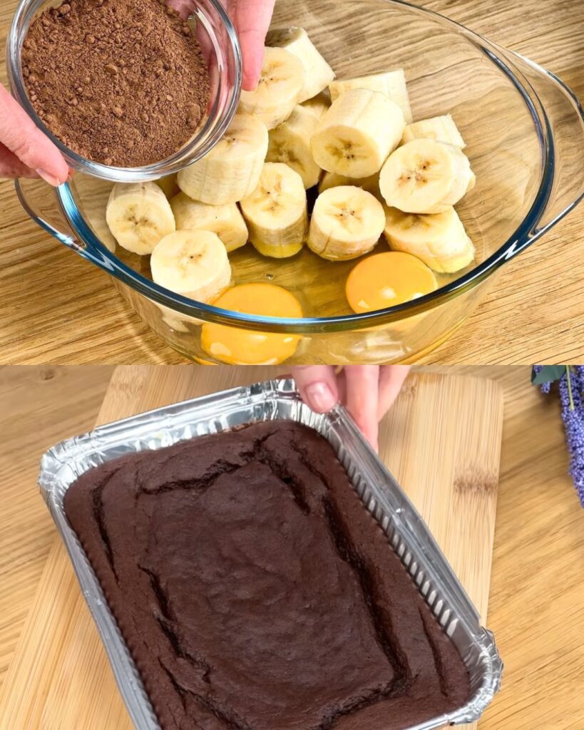 Calling All Chocoholics! Flourless and Sugar-Free Banana Cake  pen_spark finished dish