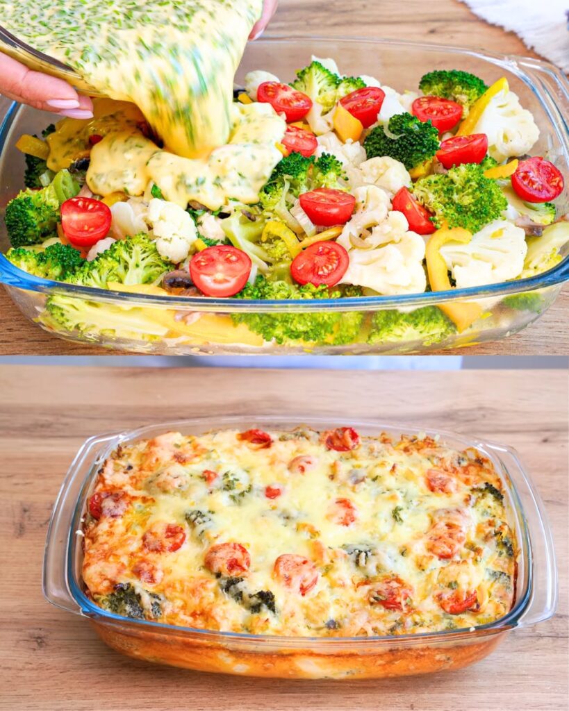 Delicious Weekend Broccoli and Cauliflower Casserole