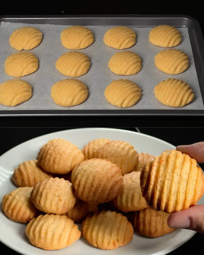 Orange Zest Butter Cookies