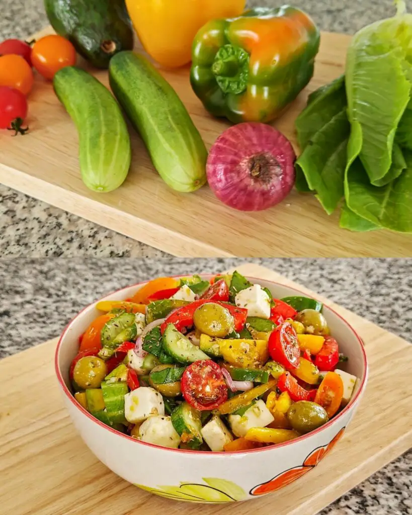 Healthy Greek-Style Salad