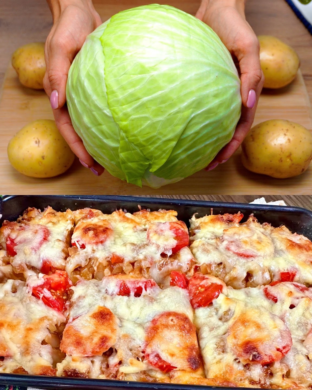 Layered Potato and Cabbage Bake
