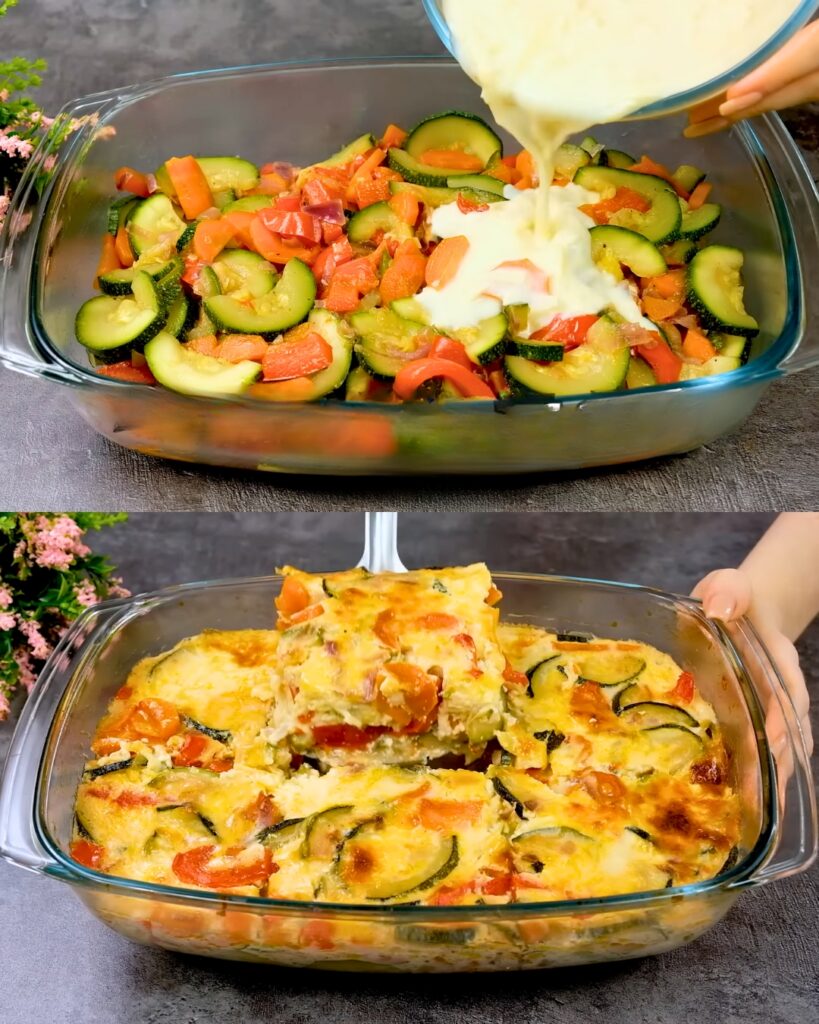 Zucchini Casserole finished dish