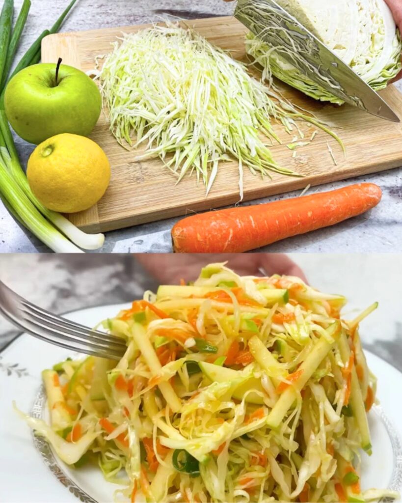 Fresh Cabbage and Apple Salad