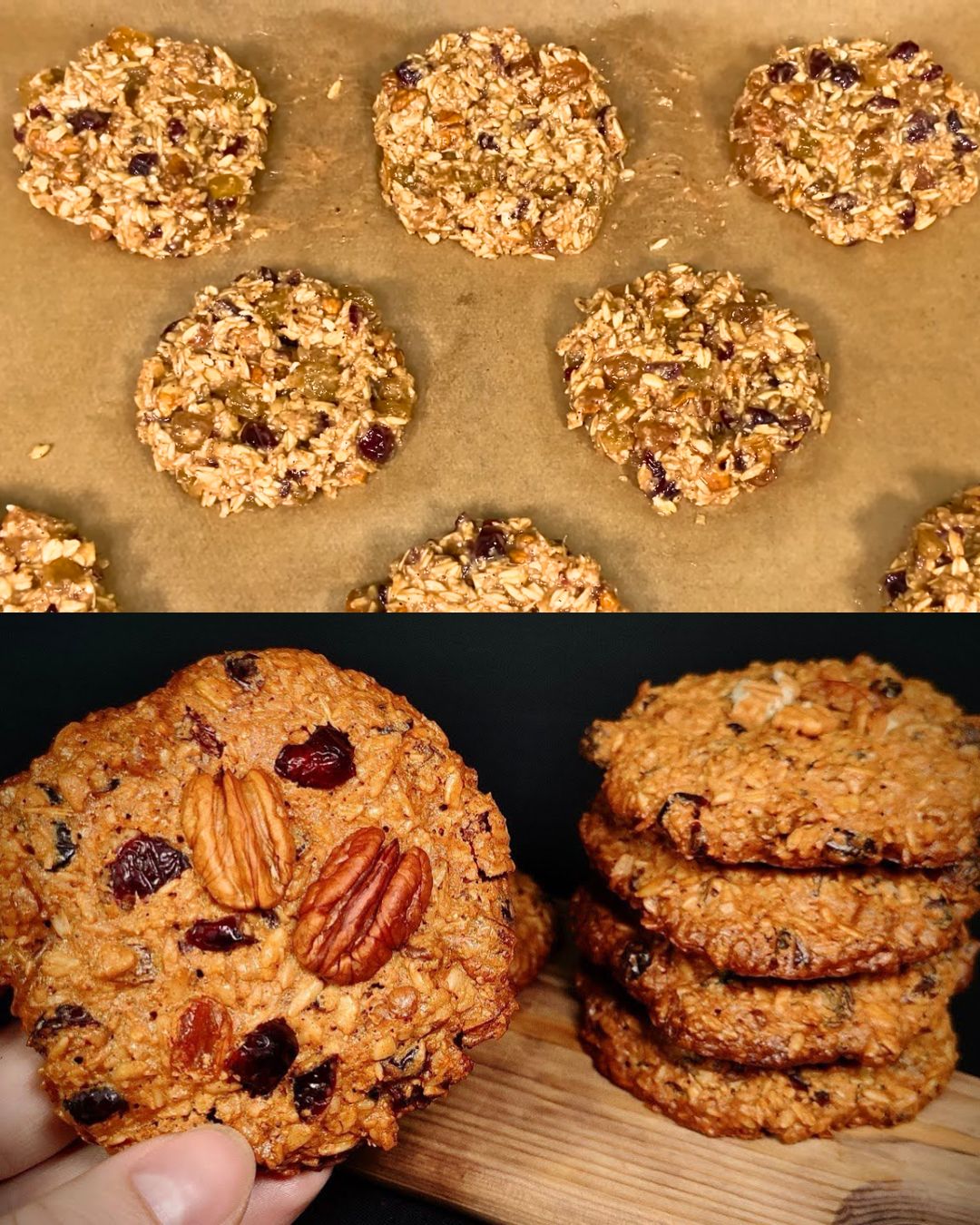 Quick Oatmeal Cookies without Sugar