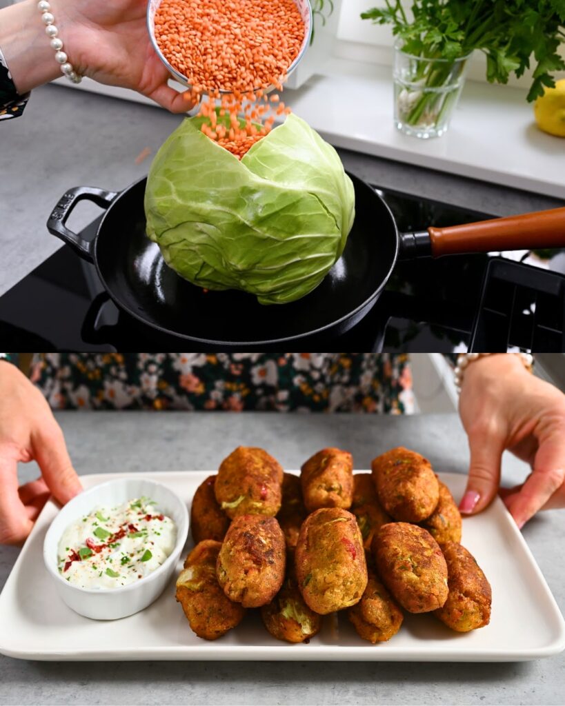Red Lentil and Vegetable Fritters