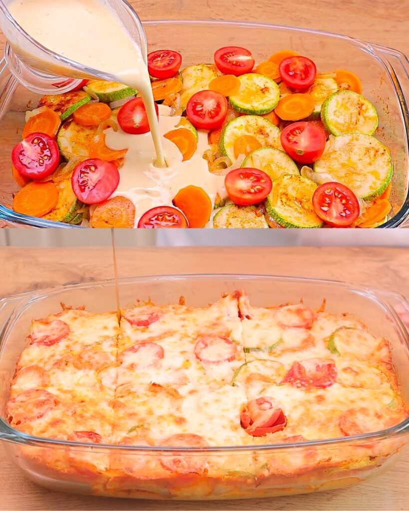 Zucchini Casserole finished dish