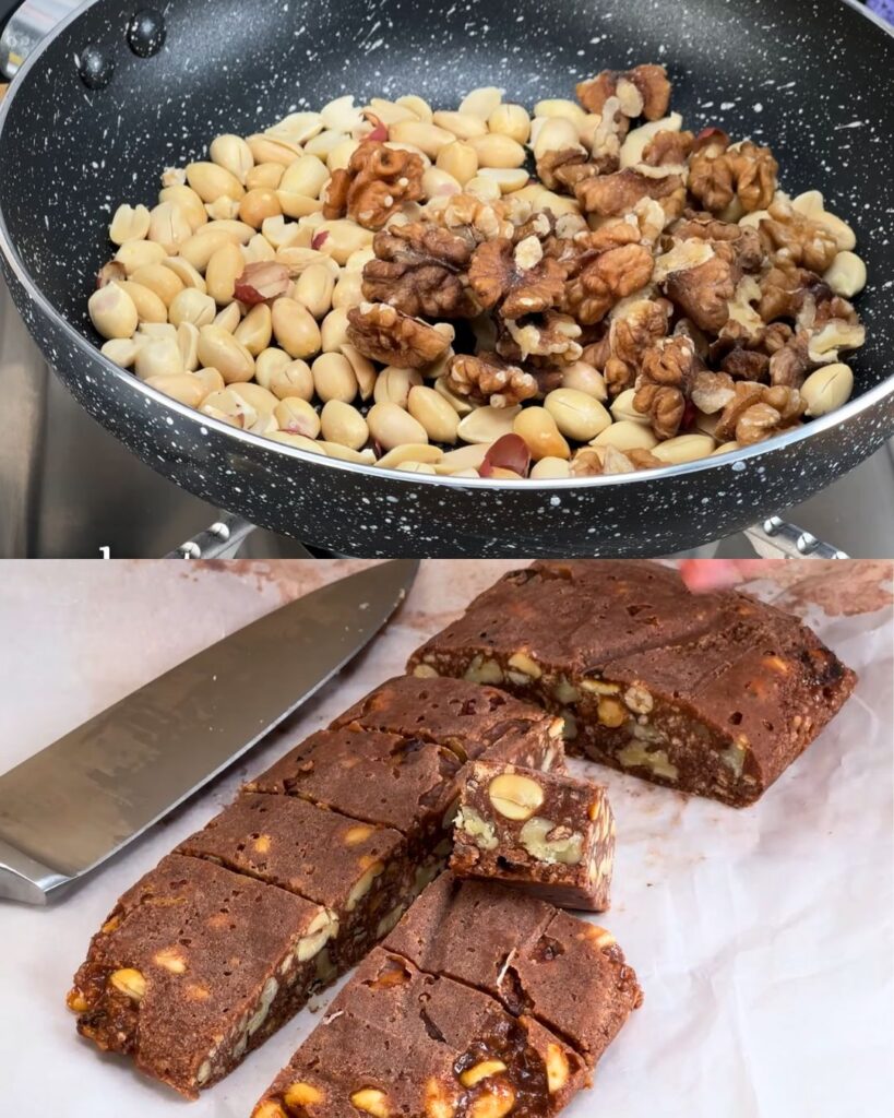 Chocolate Nut Bars finished dish
