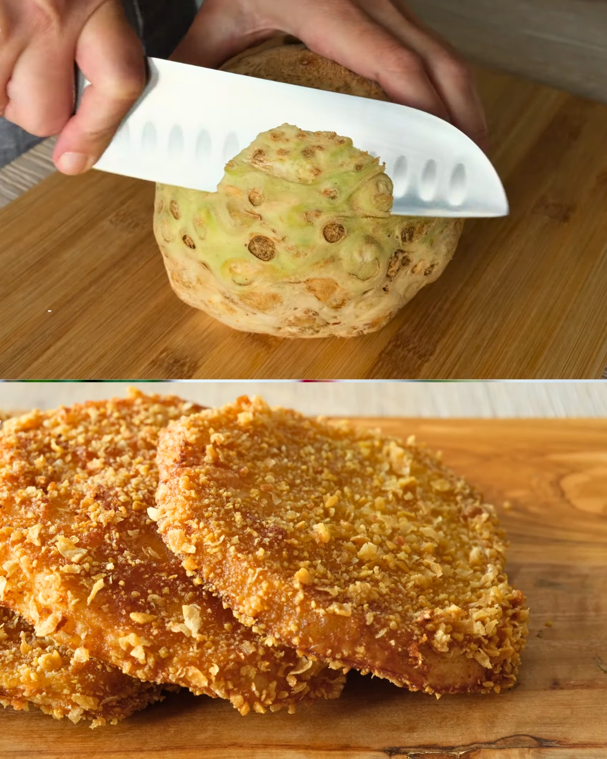 Crispy Fried Celeriac