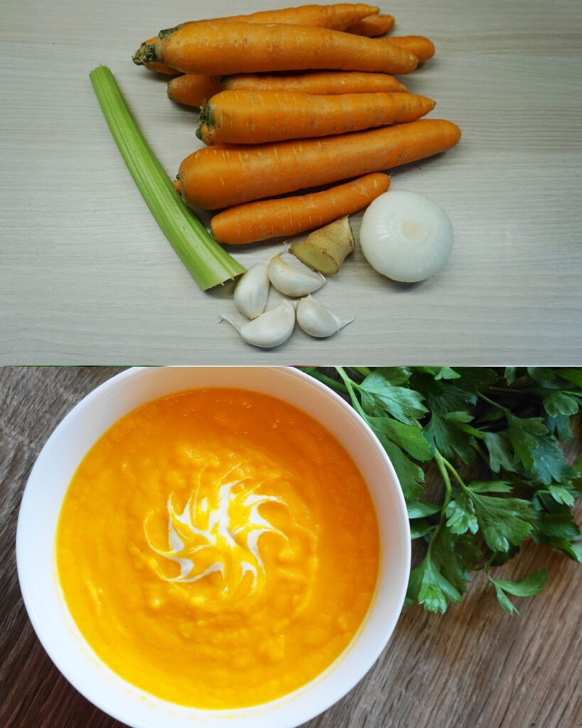 Creamy Carrot Ginger Soup