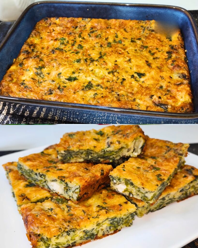 Spinach and Cheese Bake
