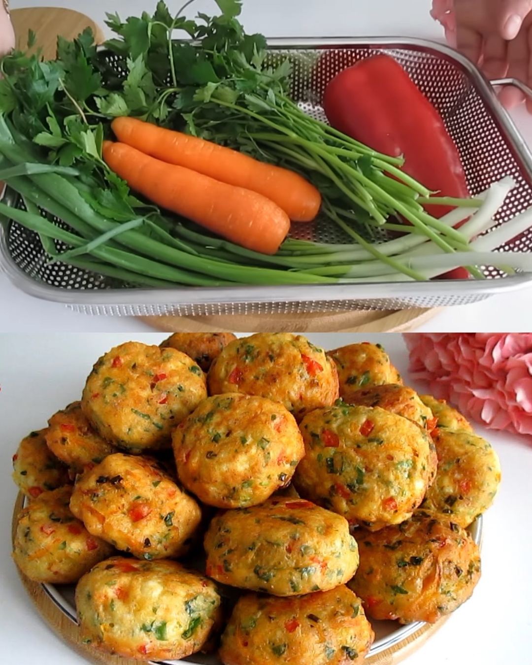 Veggie-Filled Savory Dough Balls