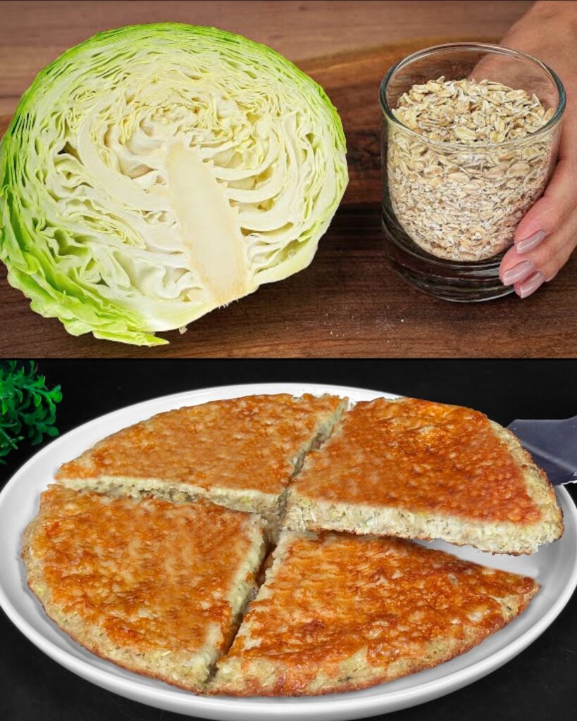 Savory Cabbage and Oatmeal Pancakes