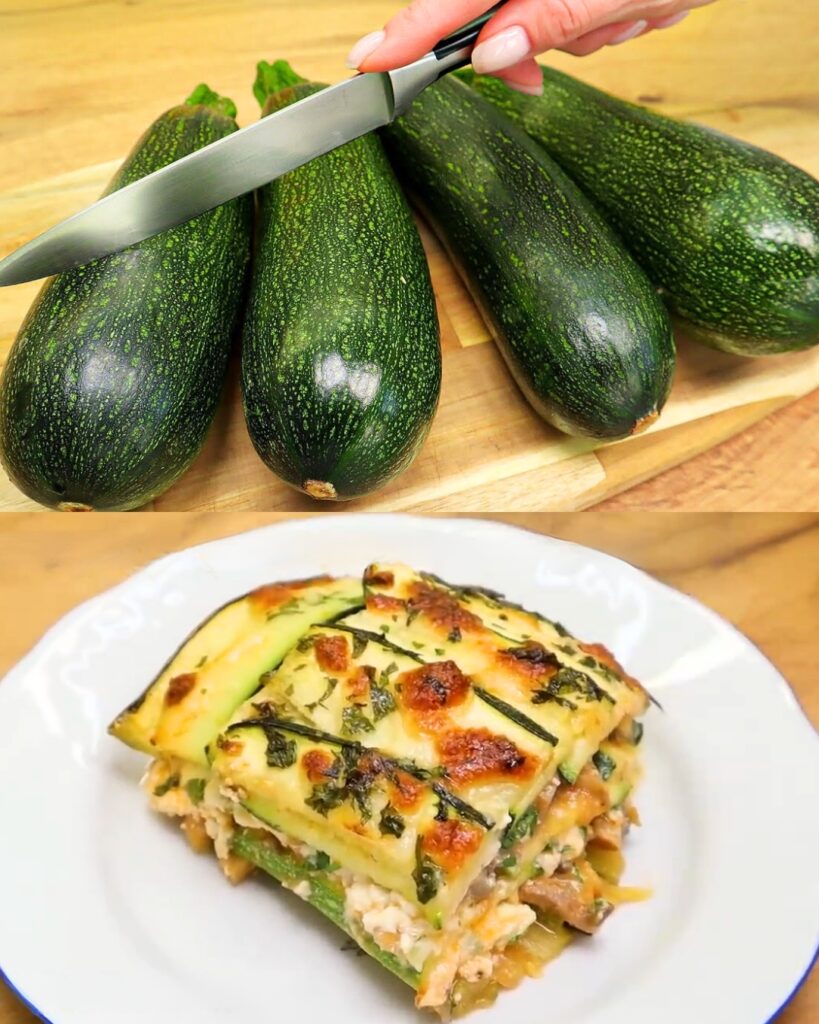 Zucchini Mushroom Lasagna