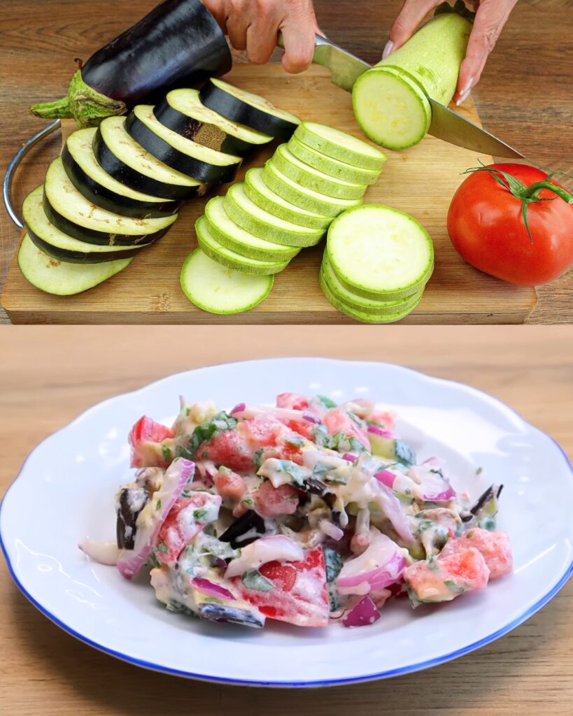 Mediterranean Roasted Veggie Salad