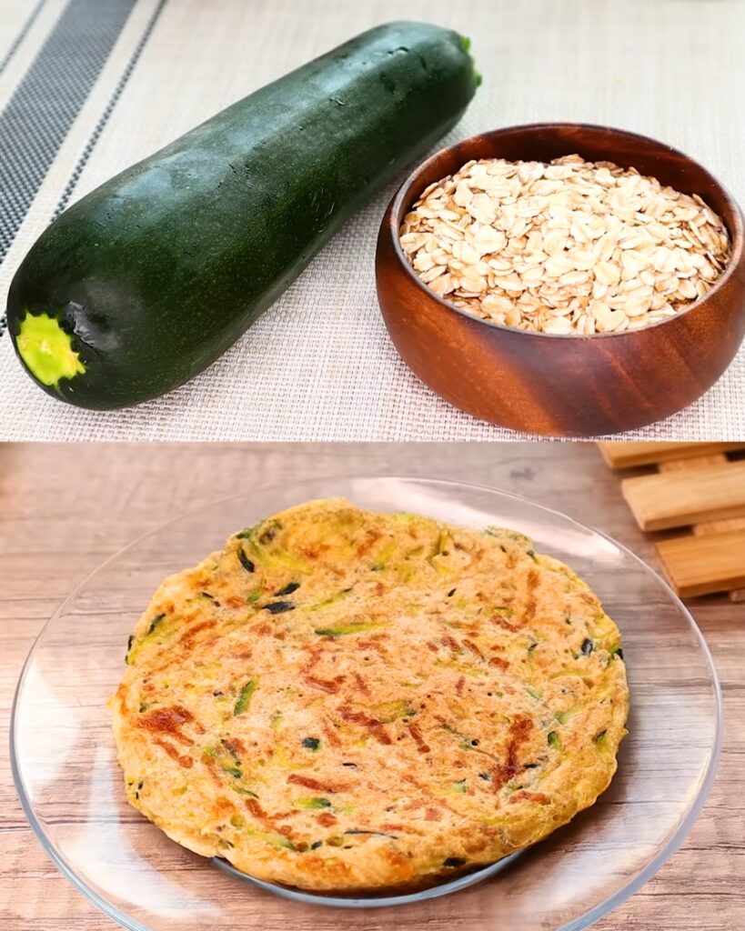 Oatmeal and Zucchini Pancakes