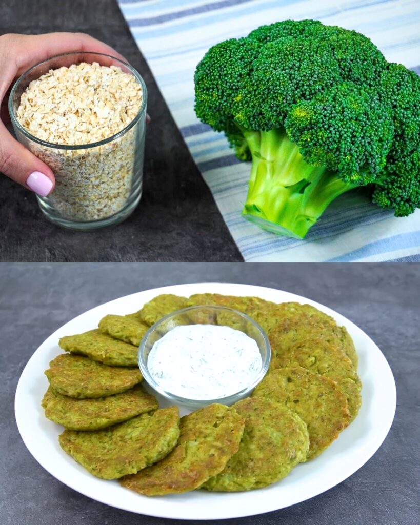 Quick & Easy Broccoli Oat Pancakes
