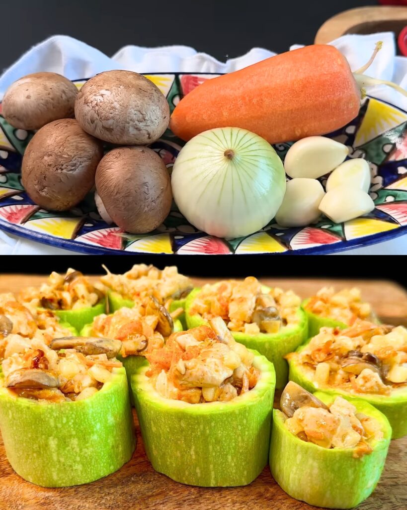 A Dreamy Weeknight Dinner: Zucchini Bake finished dish