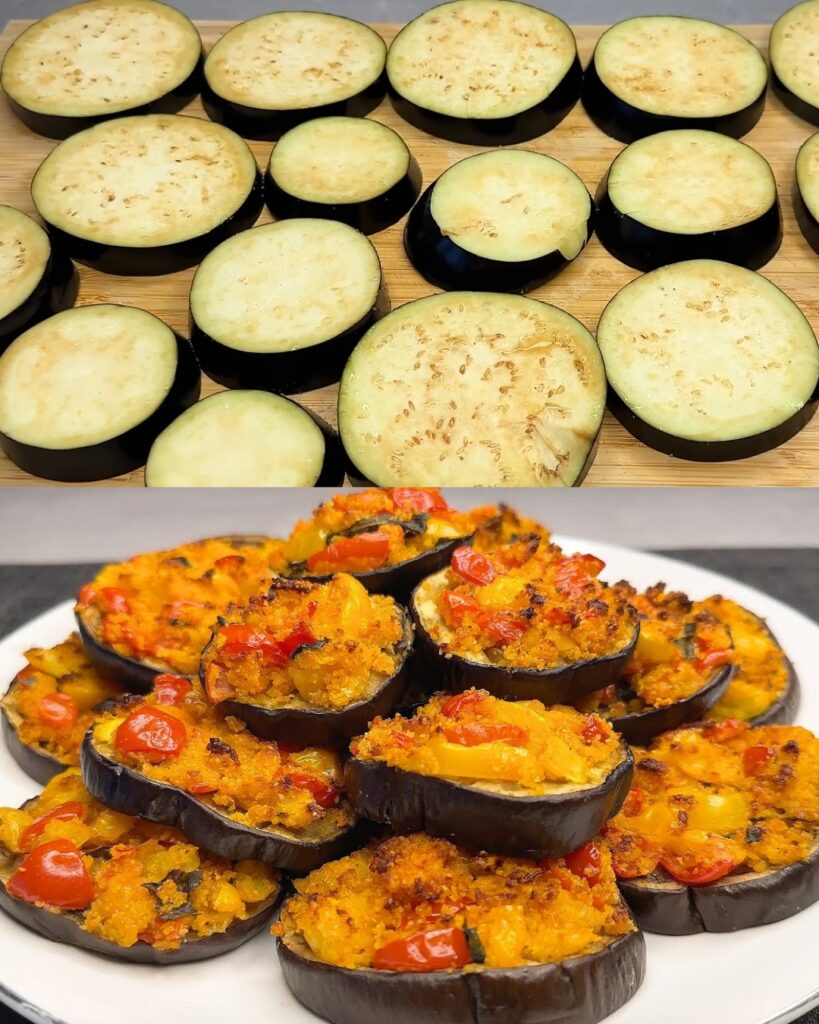 Baked Aubergine with Cherry Tomato and Garlic