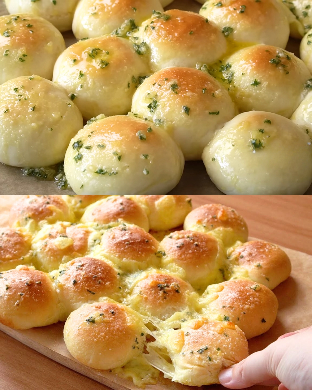 Cheese Garlic Bread Recipe/ No need to knead