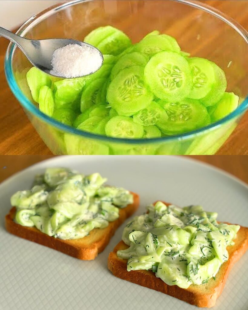 Cucumber Salad Recipe finished dish