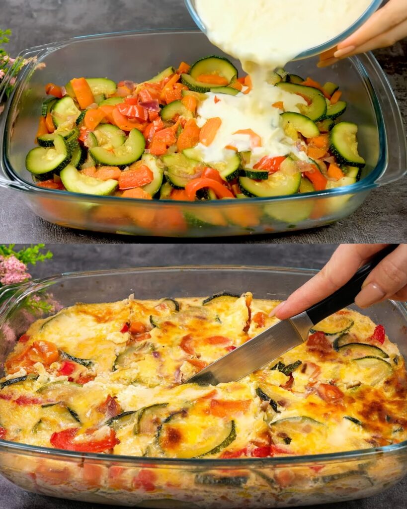 Weekend Delight: Zucchini and Pepper Casserole