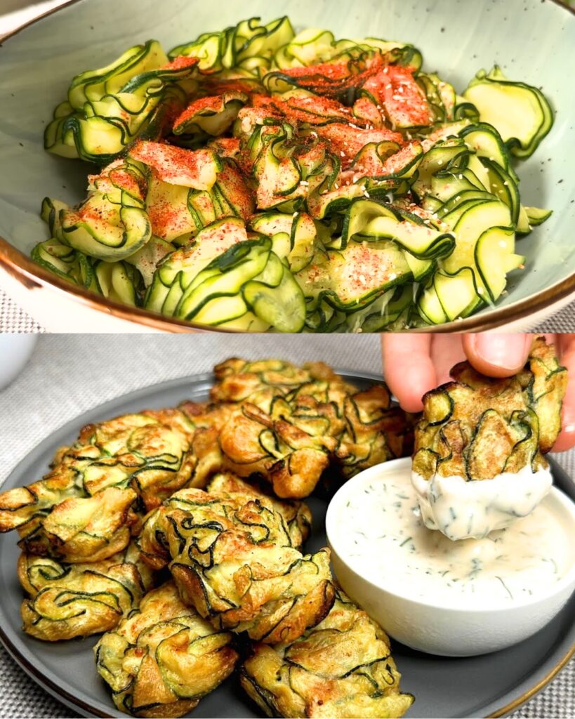 Everyday Zucchini Fritters: Crispy, Flavorful, and Easy as Can Be! finished dish