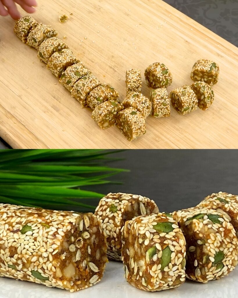 Power Up Naturally: No-Bake Energy Bites with Dates, Nuts, and Seeds!  pen_spark finished dish