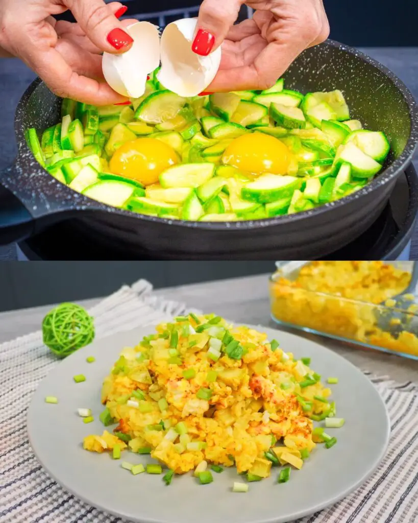 Zucchini with Egg and Tomato: A Quick and Delicious Dish