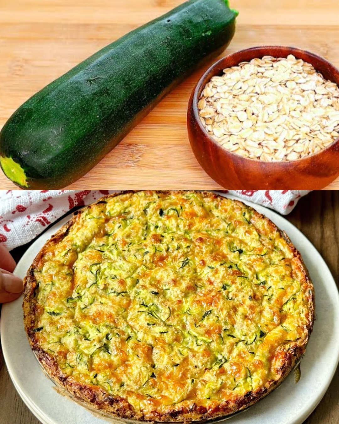 Unforgettable Zucchini Oatmeal Pizza