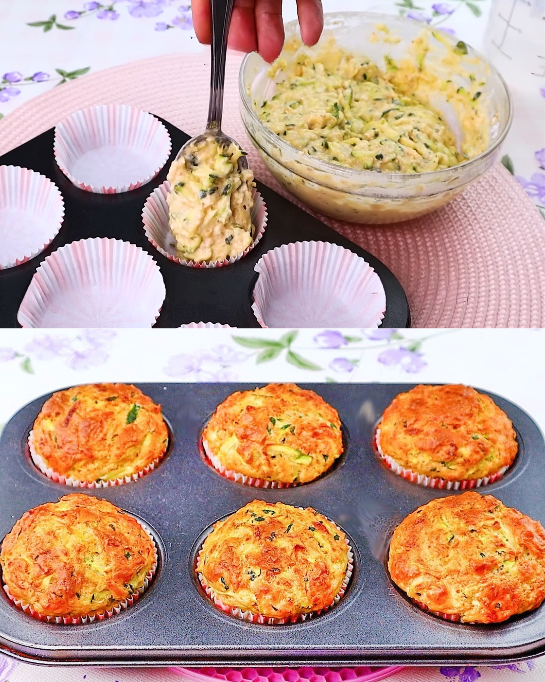 Oatmeal and Zucchini Muffins