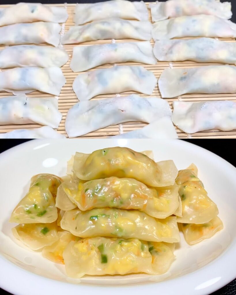 The Lazy Person's Dream Breakfast: Steamed Veggie and Egg Dumplings in 5 Minutes